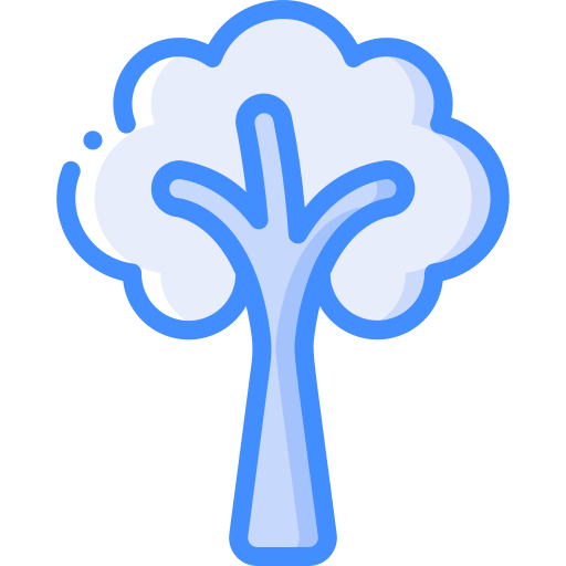 Árvore Basic Miscellany Blue Ícone