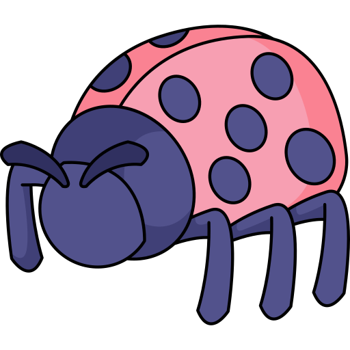 Ladybug Generic Thin Outline Color icon