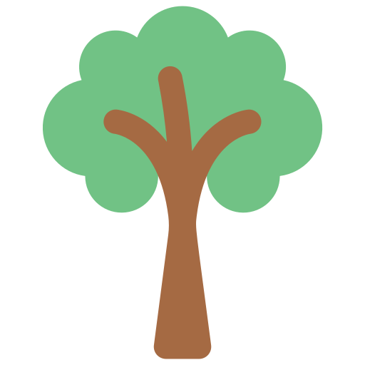 arbre Basic Miscellany Flat Icône