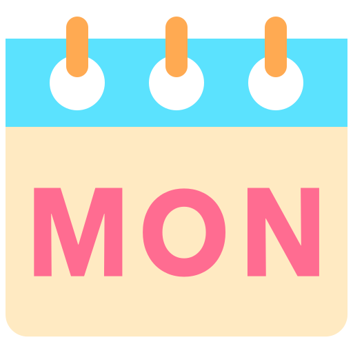 понедельник Generic Flat иконка