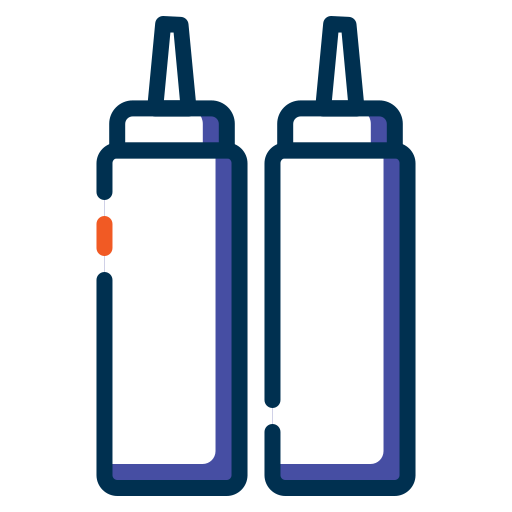 botella de salsa de tomate Generic Outline Color icono