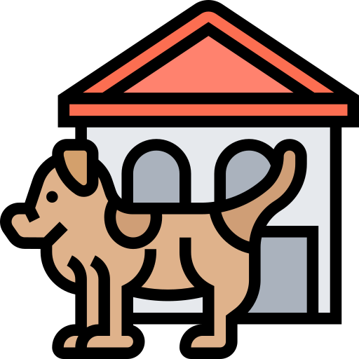 Отель для домашних животных Meticulous Lineal Color иконка