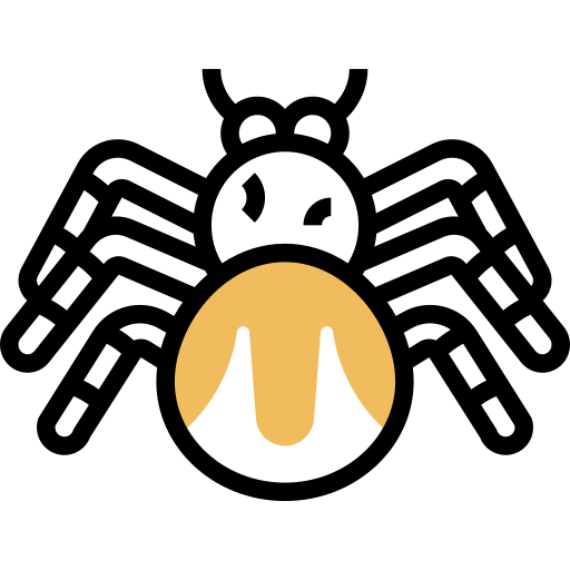 araña Meticulous Yellow shadow icono