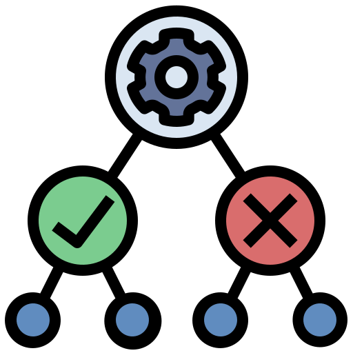 entscheidung Generic Outline Color icon