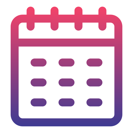 kalender Generic Gradient icon