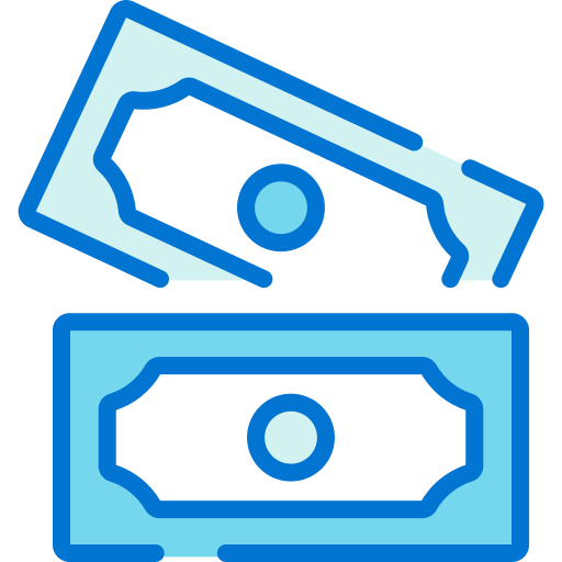 紙幣 Generic Blue icon