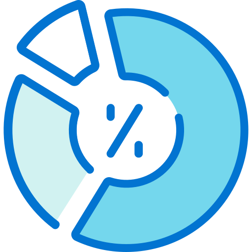 チャートグラフ Generic Blue icon