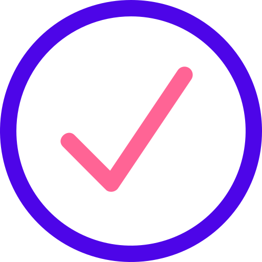 botón de verificación Generic Outline Color icono