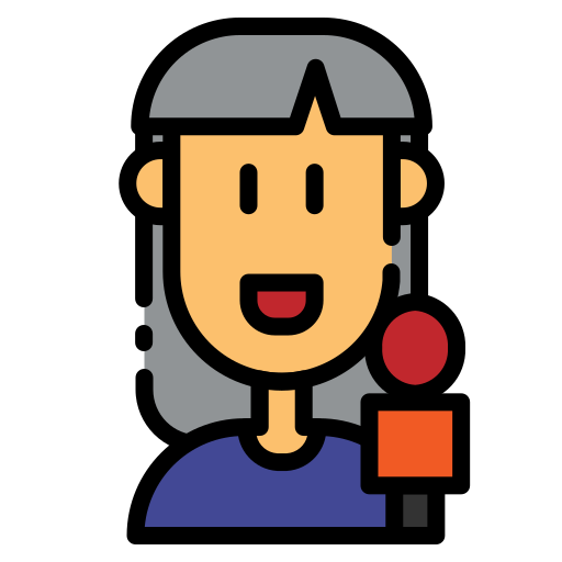 Journalist Generic Outline Color icon