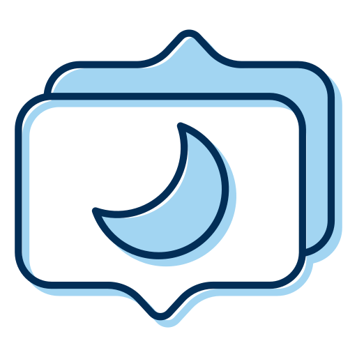 달 Generic Blue icon