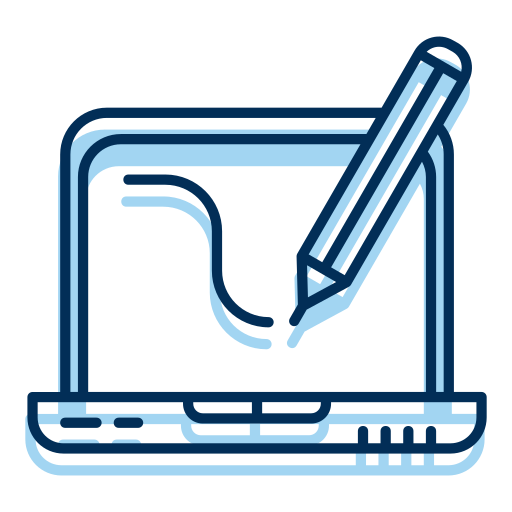 Elearning Generic Blue icon