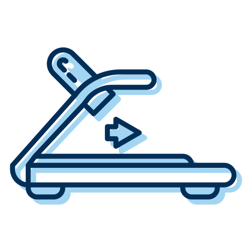loopband machine Generic Blue icoon