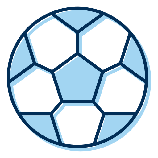 football Generic Blue Icône