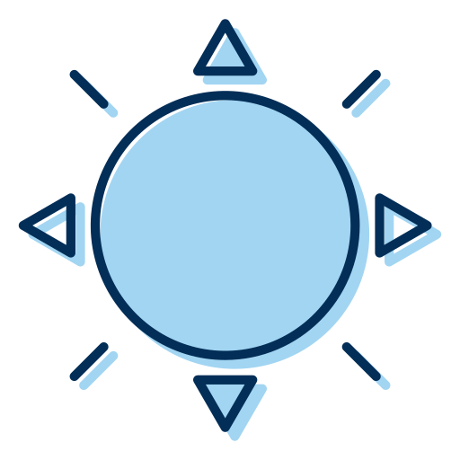 sole Generic Blue icona