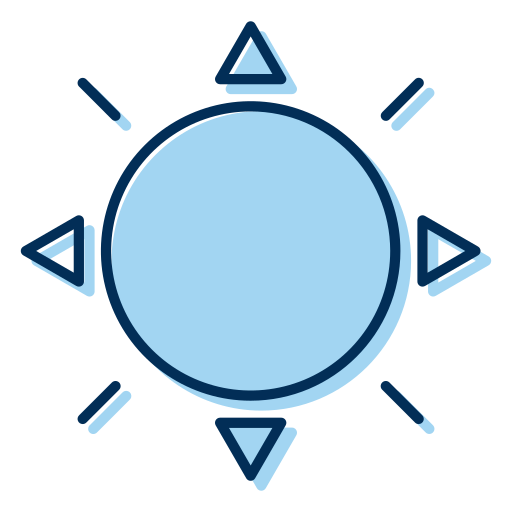 Sun Generic Blue icon