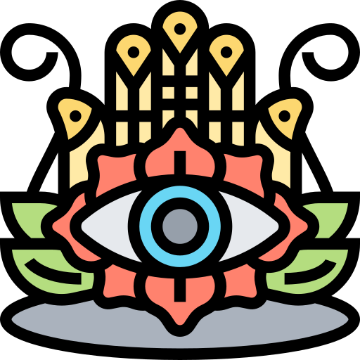 Hamsa Meticulous Lineal Color icon