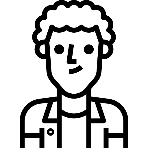 Man Aphiradee (monkik) Lineal icon