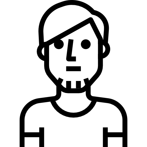 Man Aphiradee (monkik) Lineal icon