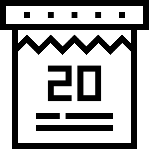 달력 Vitaliy Gorbachev Lineal icon