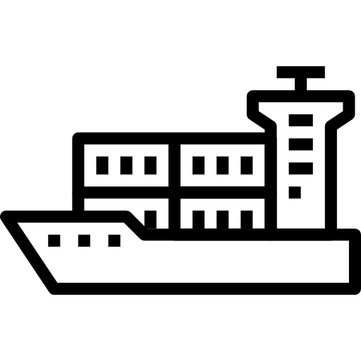 Ship Aphiradee (monkik) Lineal icon