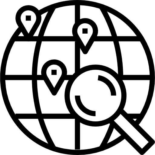 mapa Aphiradee (monkik) Lineal ikona