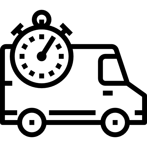 配送トラック Aphiradee (monkik) Lineal icon