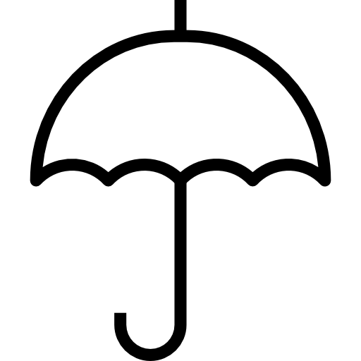 Umbrella Aphiradee (monkik) Lineal icon