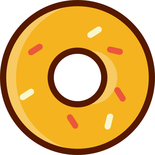 Donut Good Ware Lineal Color icon