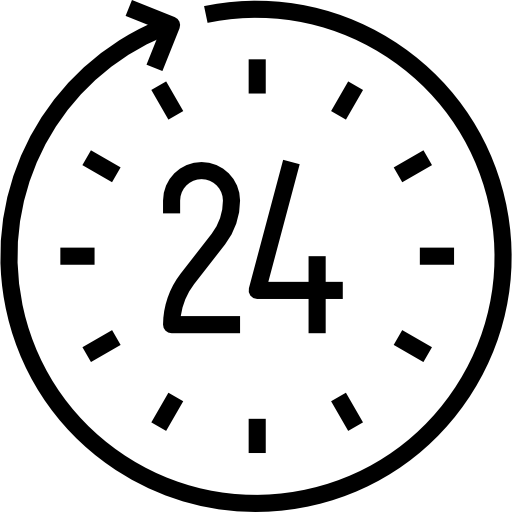 24 horas Aphiradee (monkik) Lineal icono