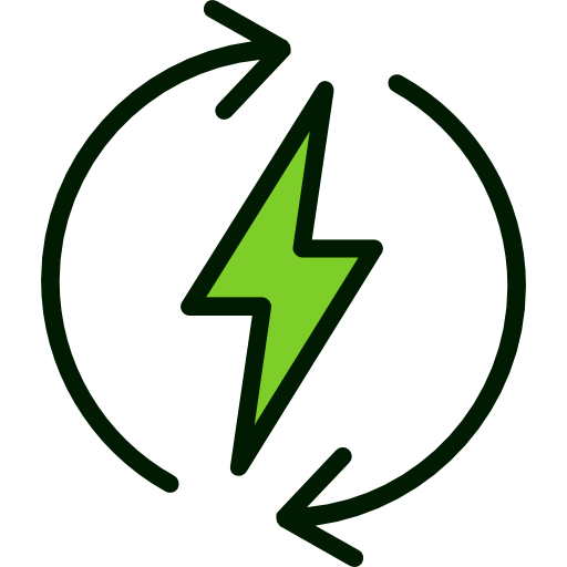energía verde Good Ware Lineal Color icono