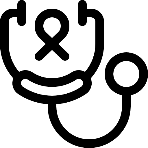 estetoscopio Basic Rounded Lineal icono