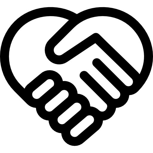악수 Basic Rounded Lineal icon