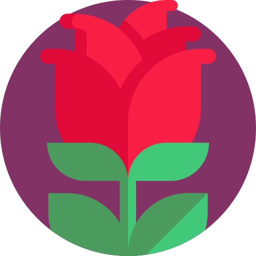 rose Detailed Flat Circular Flat icon