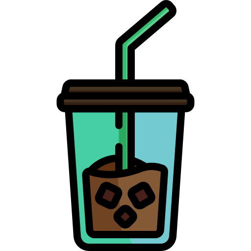 mrożona kawa Special Lineal color ikona
