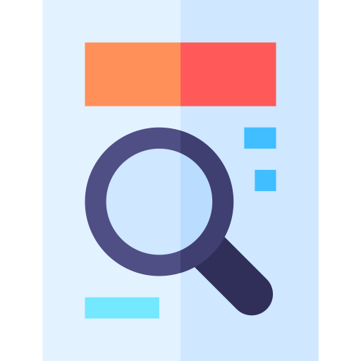 Research Basic Straight Flat icon