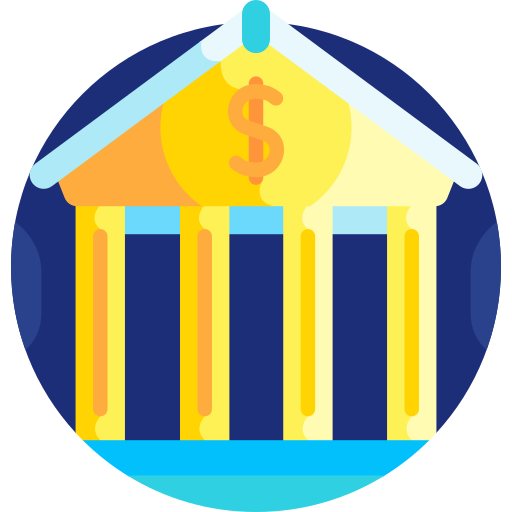 banco Detailed Flat Circular Flat icono