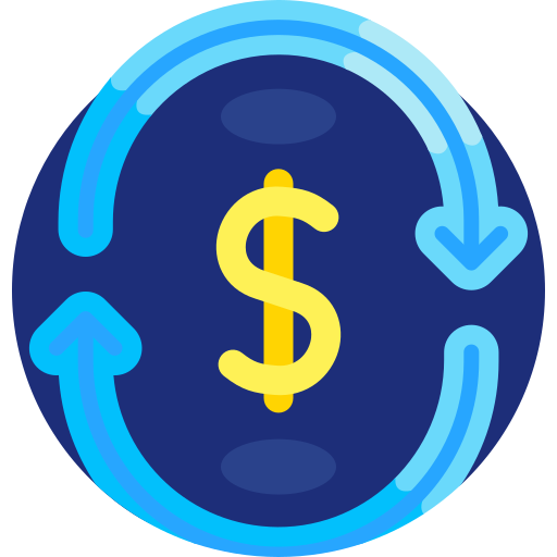 Exchange rate Detailed Flat Circular Flat icon