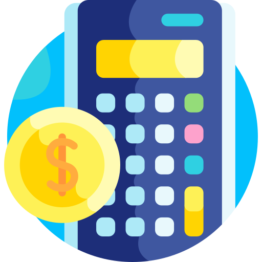 Calculate Detailed Flat Circular Flat icon