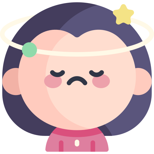 めまい Kawaii Flat icon