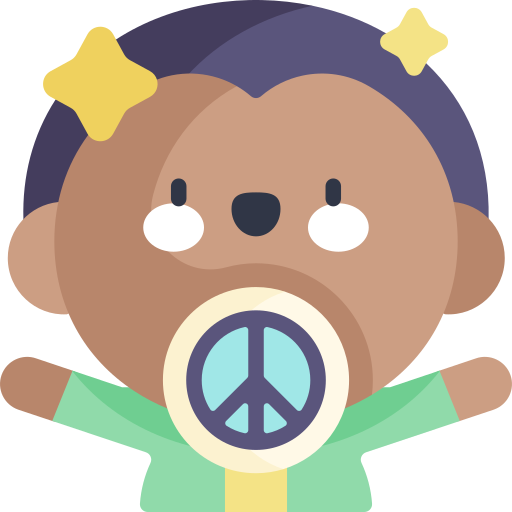 friedlich Kawaii Flat icon