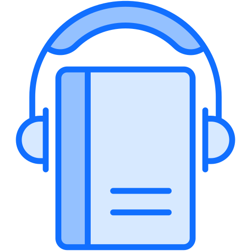 Áudio-livro Generic Blue Ícone