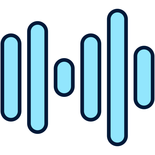 audiowellen Generic Outline Color icon