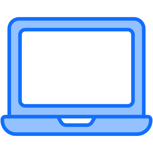 laptop Generic Blue icon