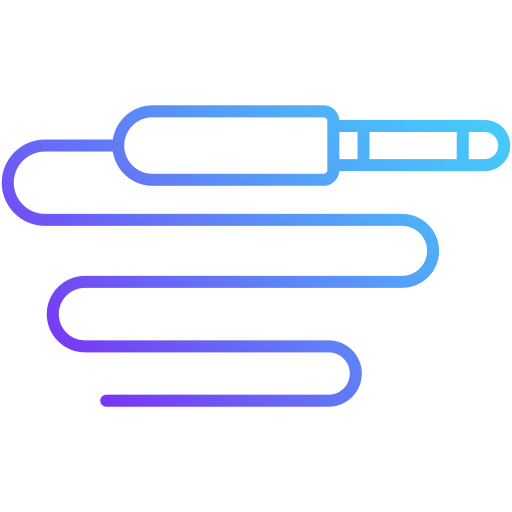 wtyczka dźwiękowa Generic Gradient ikona