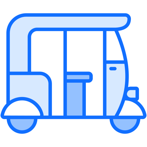 Auto ricksaw Generic Blue icon