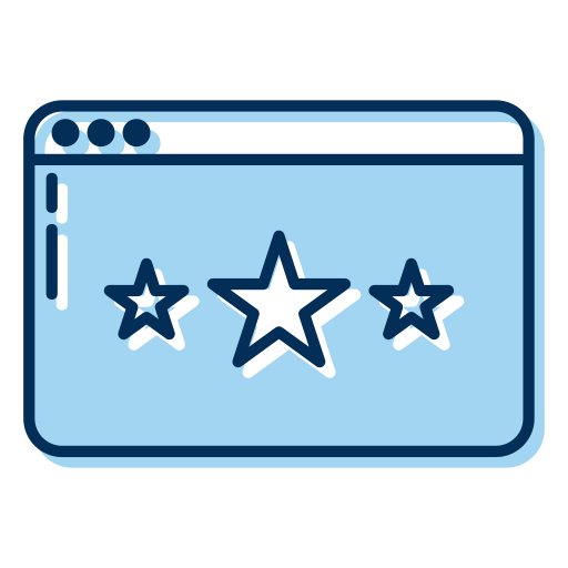 Stars Generic Blue icon
