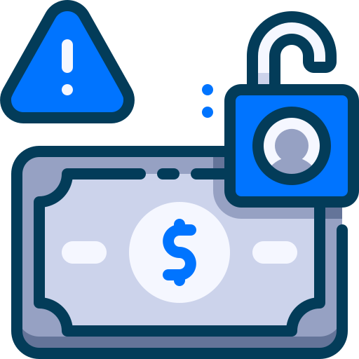 Fraud alert Generic Blue icon