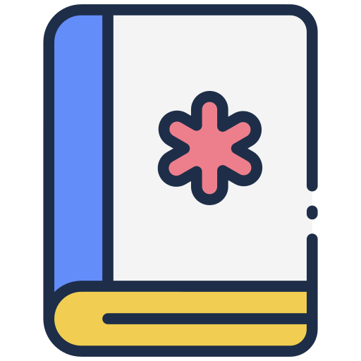 Medical book Generic Outline Color icon