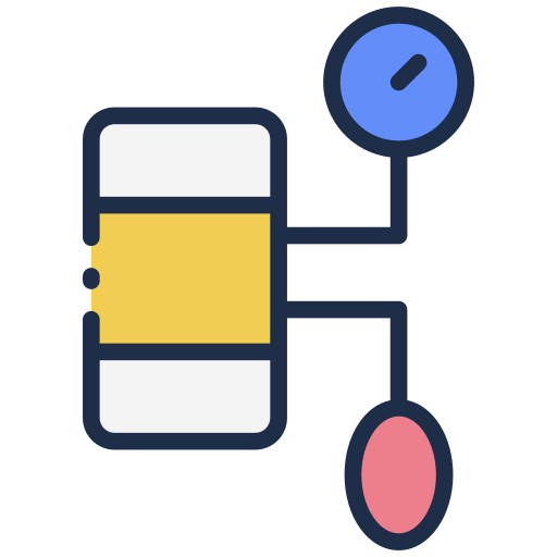 혈압계 Generic Outline Color icon