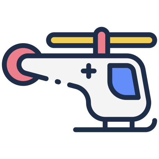 航空救急車 Generic Outline Color icon